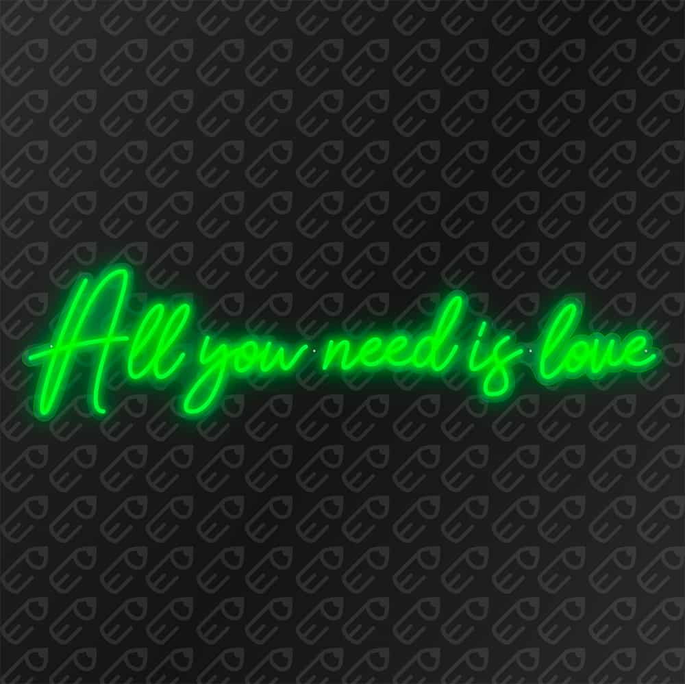 Néon LED mural - All you need is love