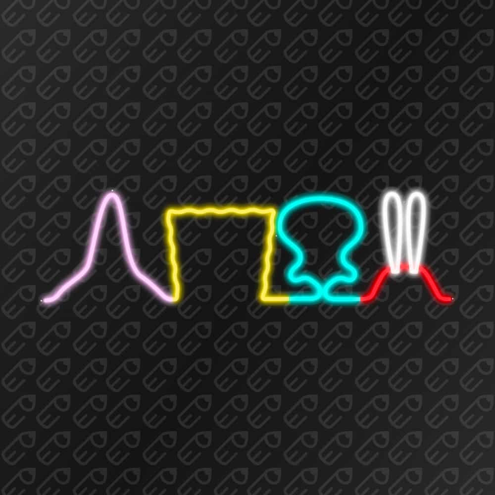 Néon LED mural - Bob l'éponge