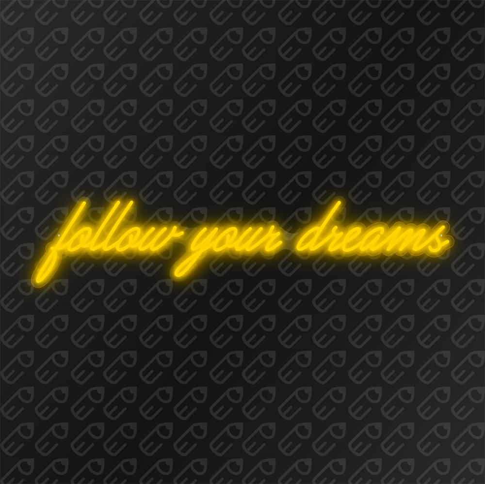 follow your dreams Jaune
