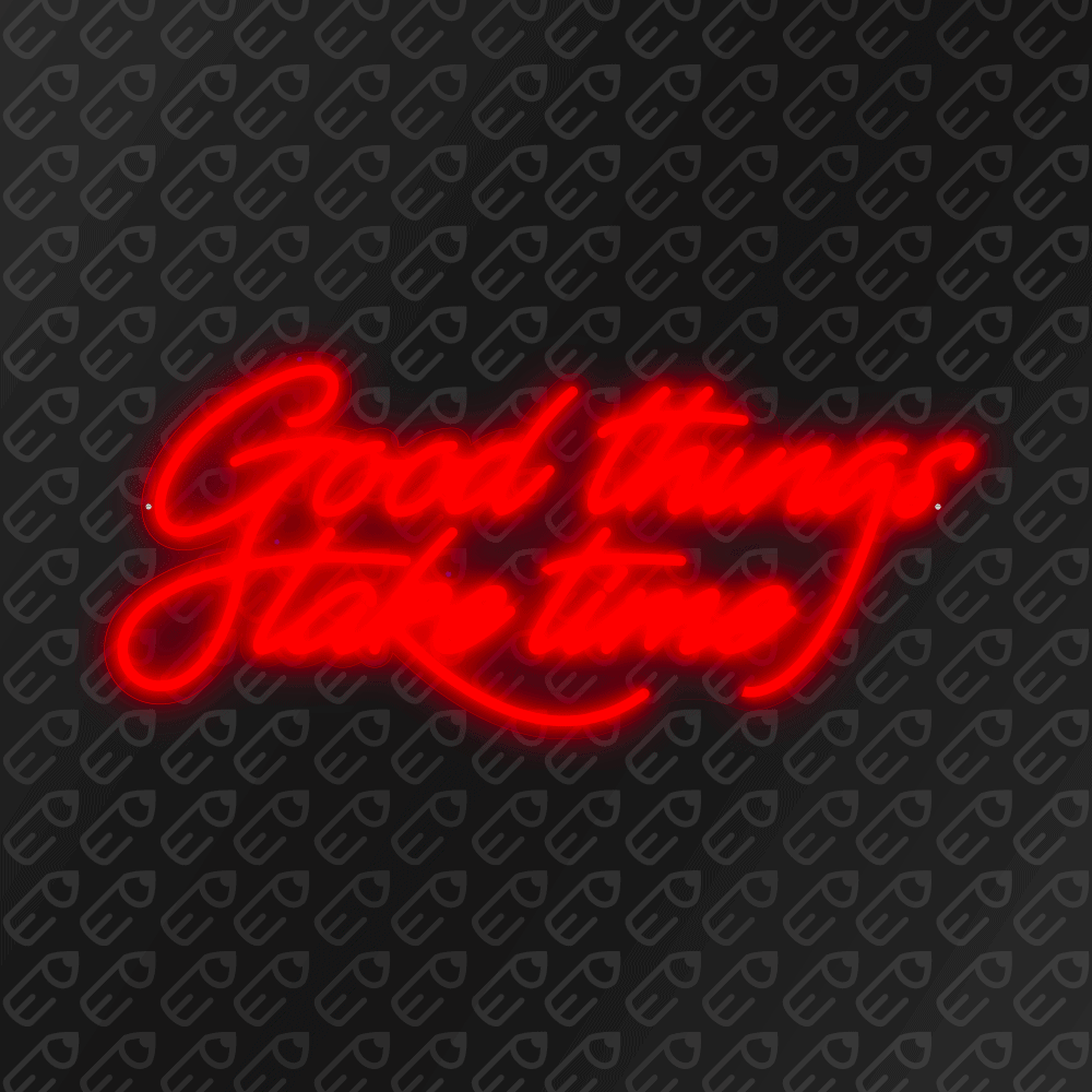 Néon LED mural - Let stay in bed