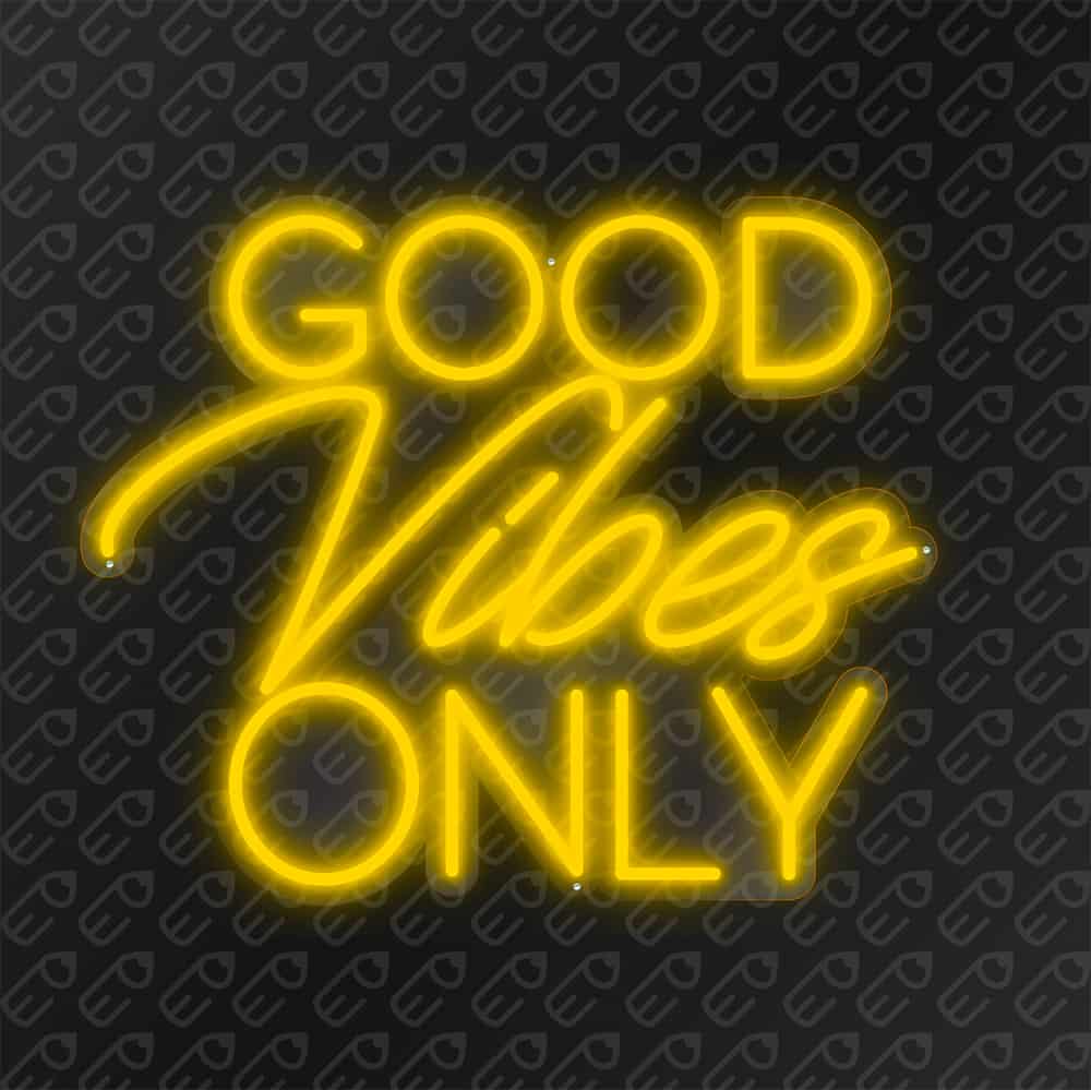 Good vibes Only Jaune