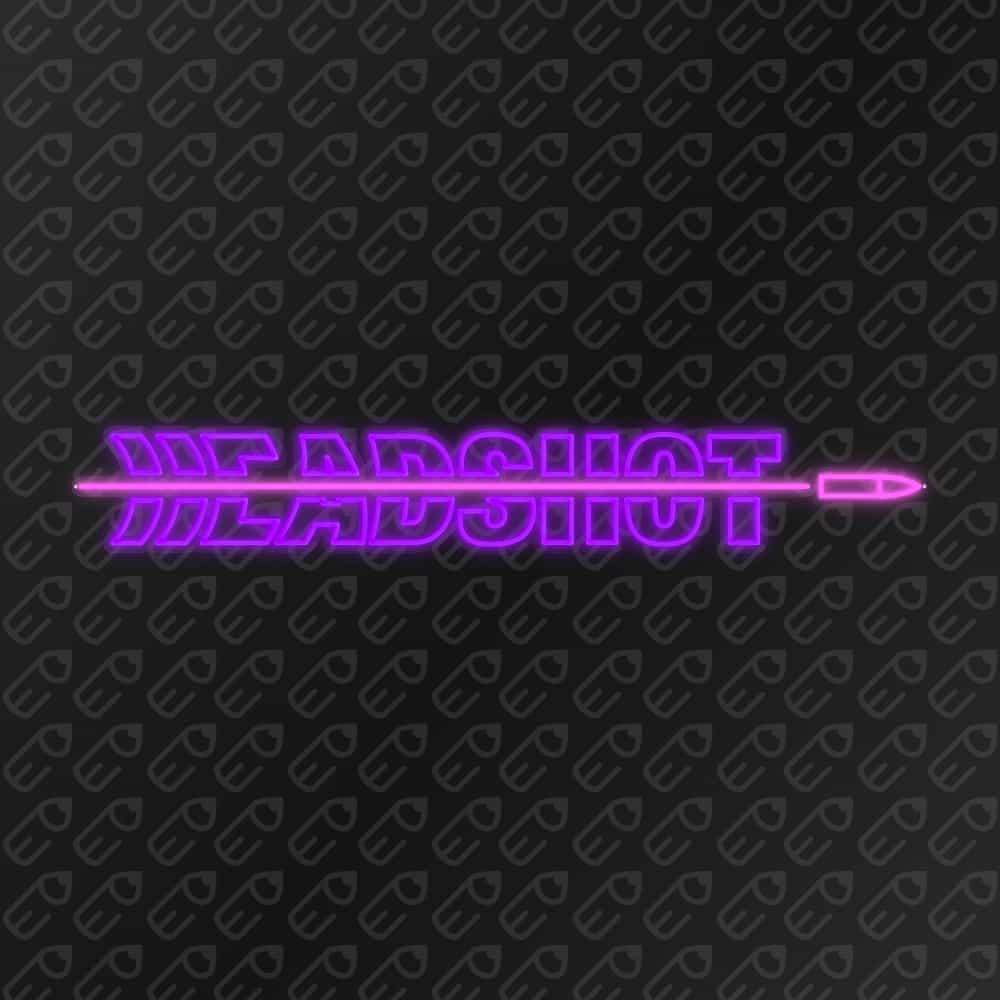 Néon LED mural - HEADSHOT