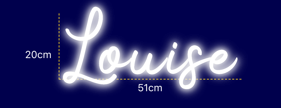 Néon personnalisé (Louise)