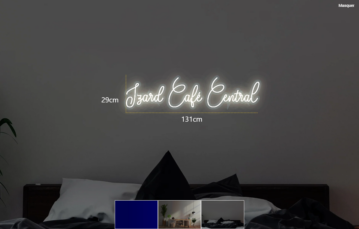 Néon personnalisé (Izard Café Central)