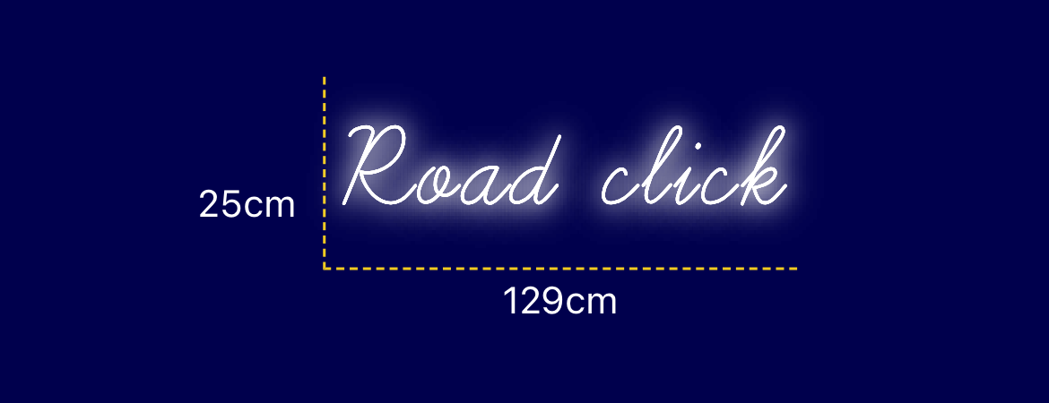 Néon personnalisé (Road click)