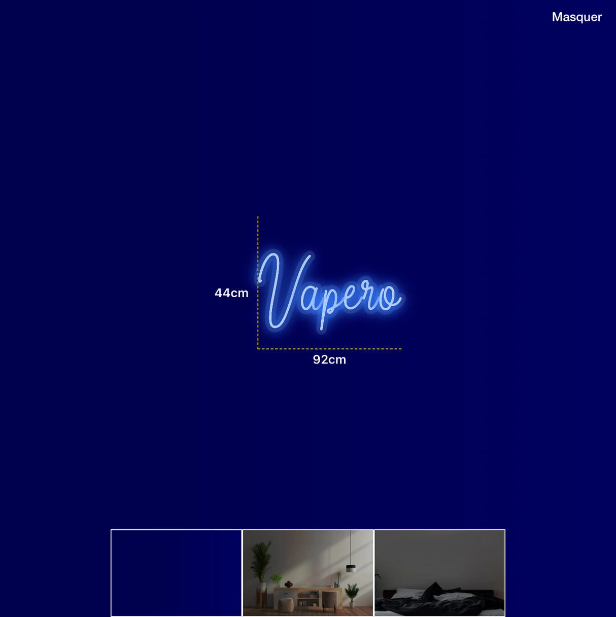 Néon personnalisé (Vapero)