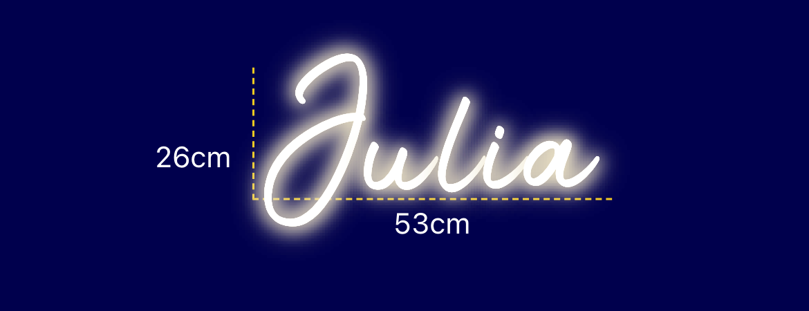 Néon personnalisé (Julia)