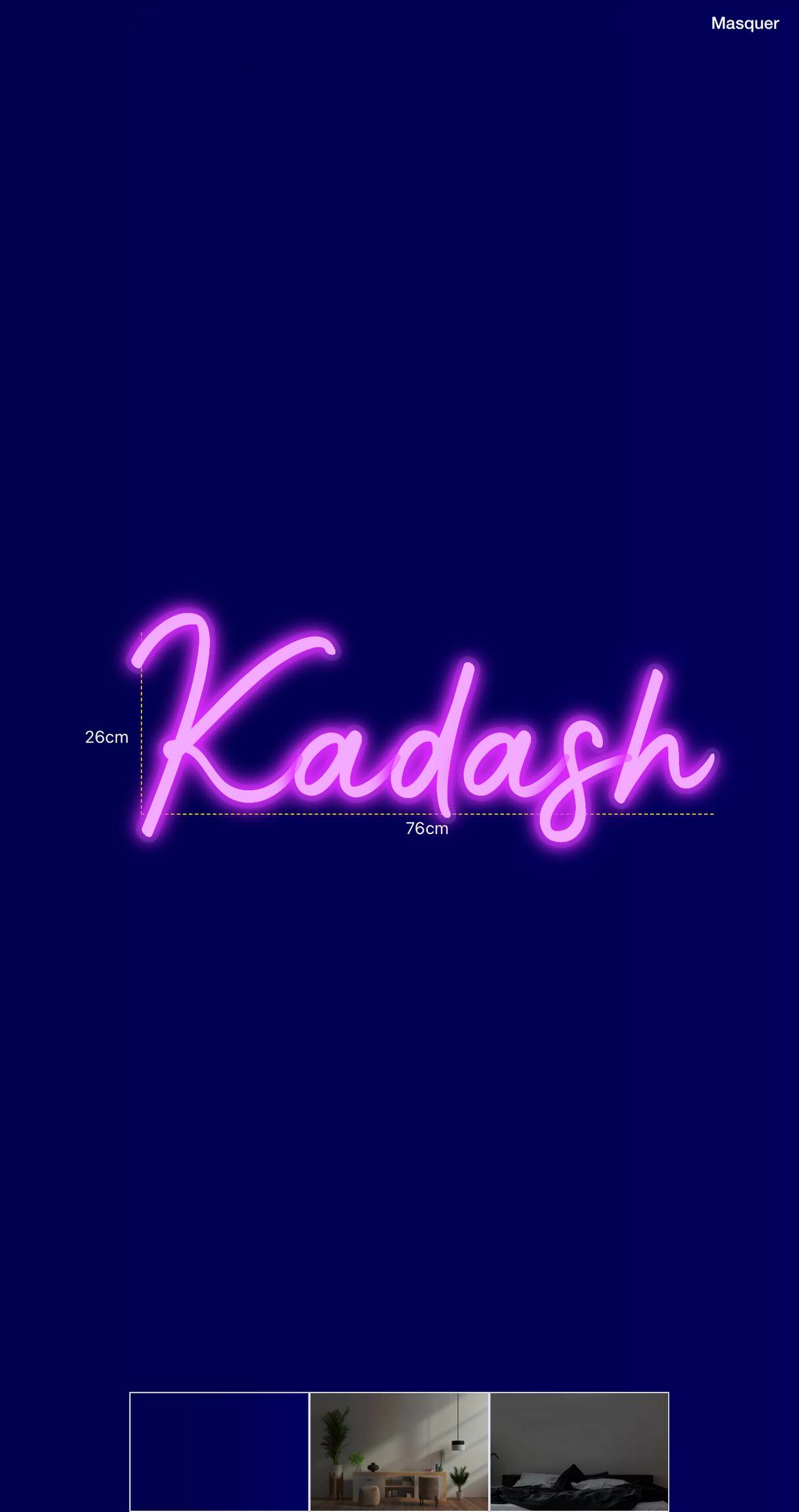 Néon personnalisé (Kadash)