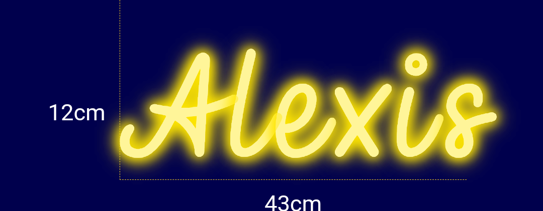 Néon personnalisé (Alexis)