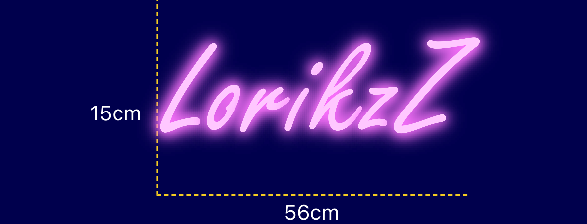 Néon personnalisé (LorikzZ)