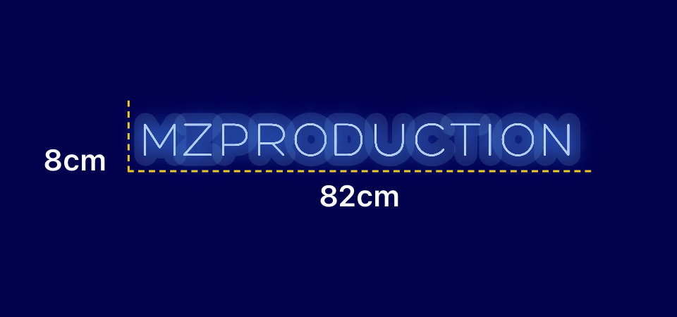 Néon personnalisé (MZPRODUCTION)