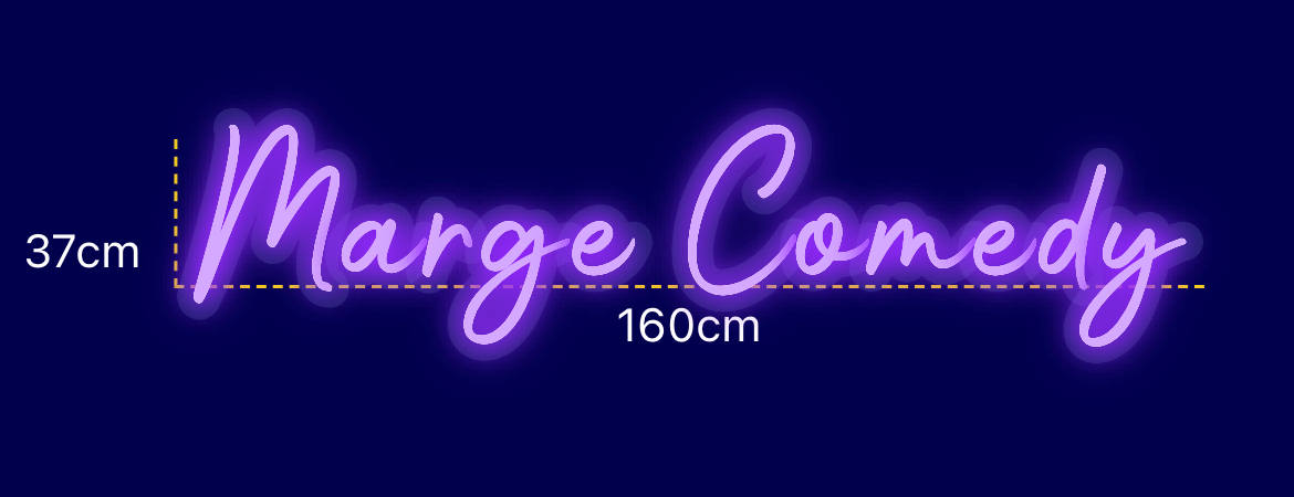 Néon personnalisé (Marge Comedy)