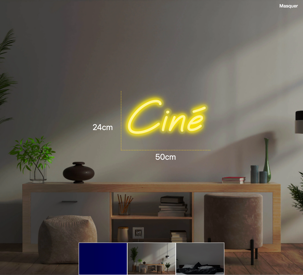 Néon personnalisé (Ciné)