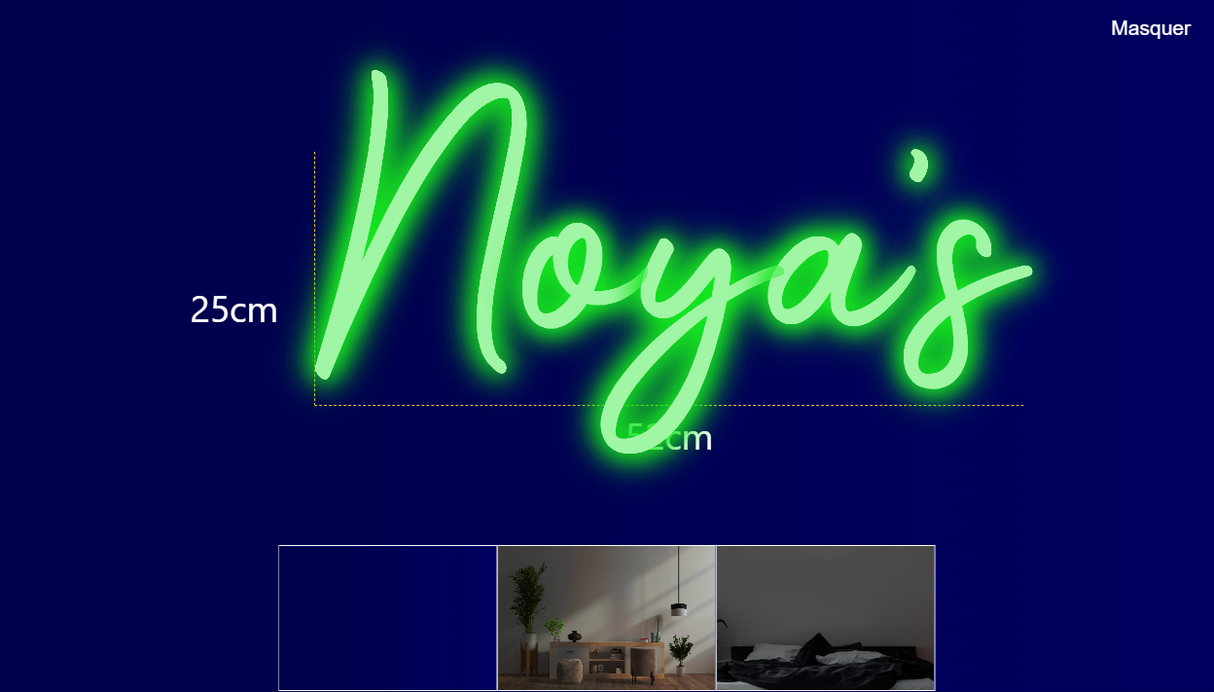 Néon personnalisé (Noya's)