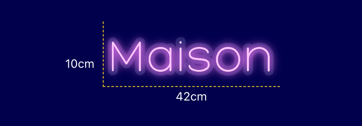Néon personnalisé (Maison)