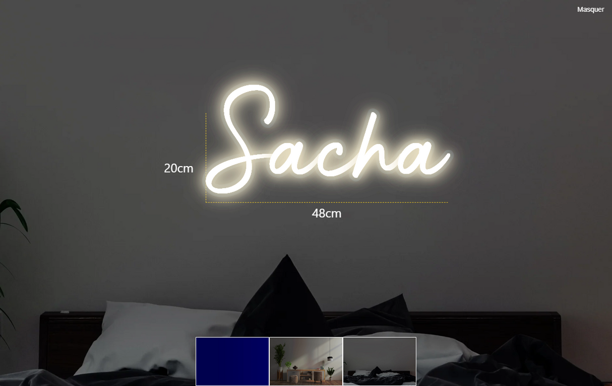 Néon personnalisé (Sacha)