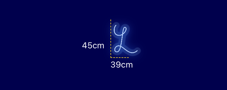 Néon personnalisé (L)