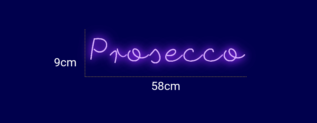 Néon personnalisé (Prosecco)