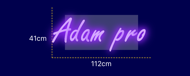 Néon personnalisé (Adam pro)