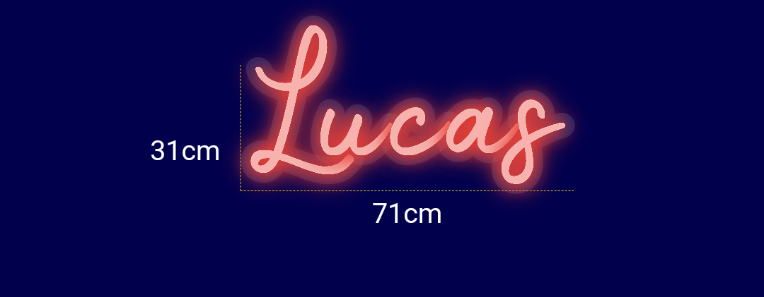 Néon personnalisé (Lucas)