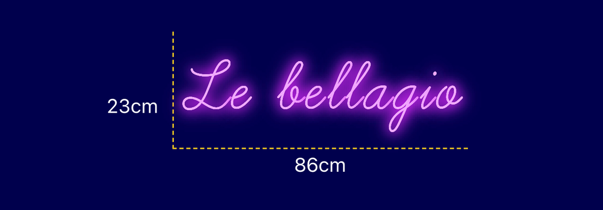 Néon personnalisé (Le  bellagio)