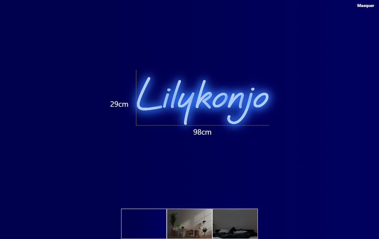 Néon personnalisé (Lilykonjo)