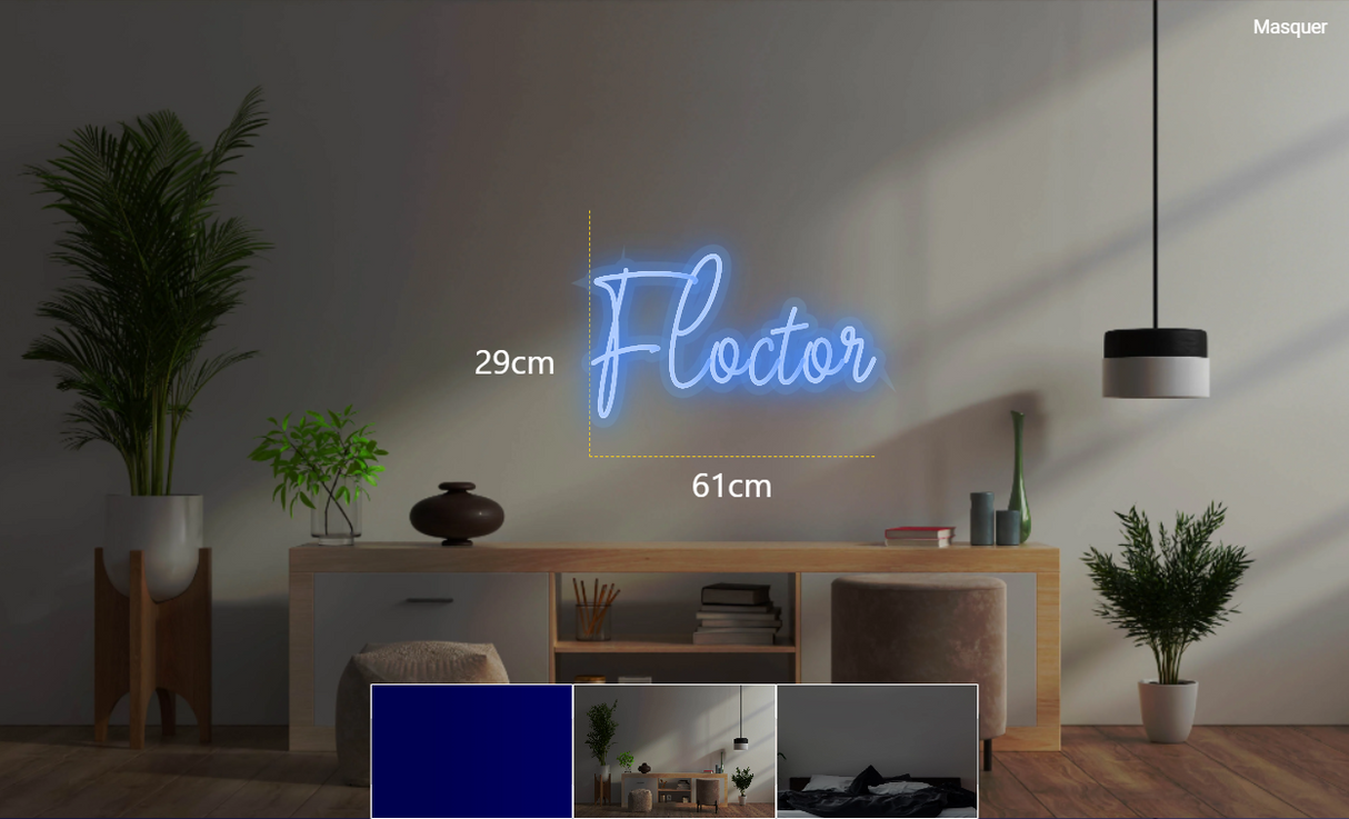 Néon personnalisé (Floctor)