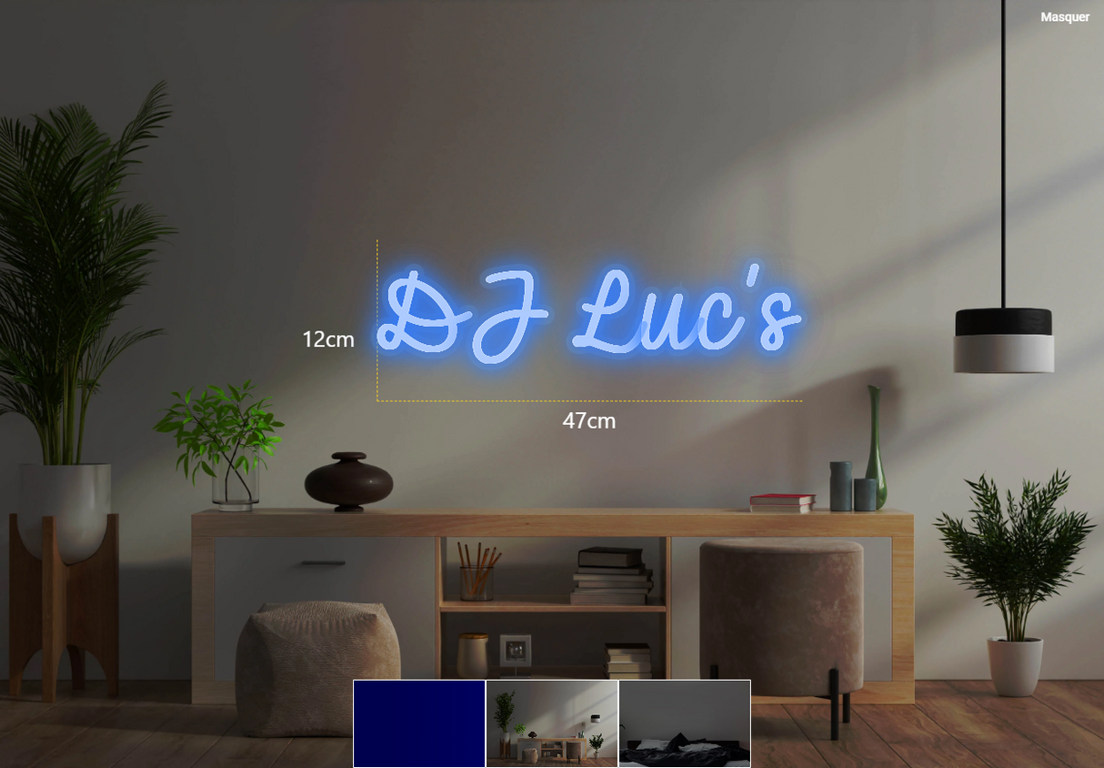 Néon personnalisé (DJ Luc's)