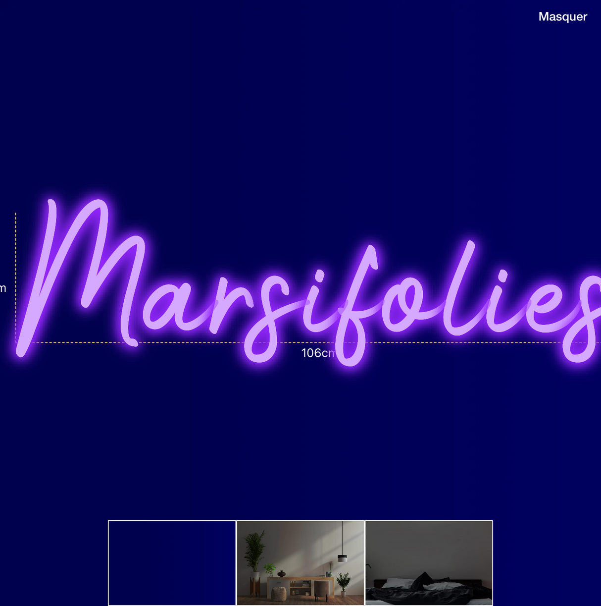 Néon personnalisé (Marsifolies)