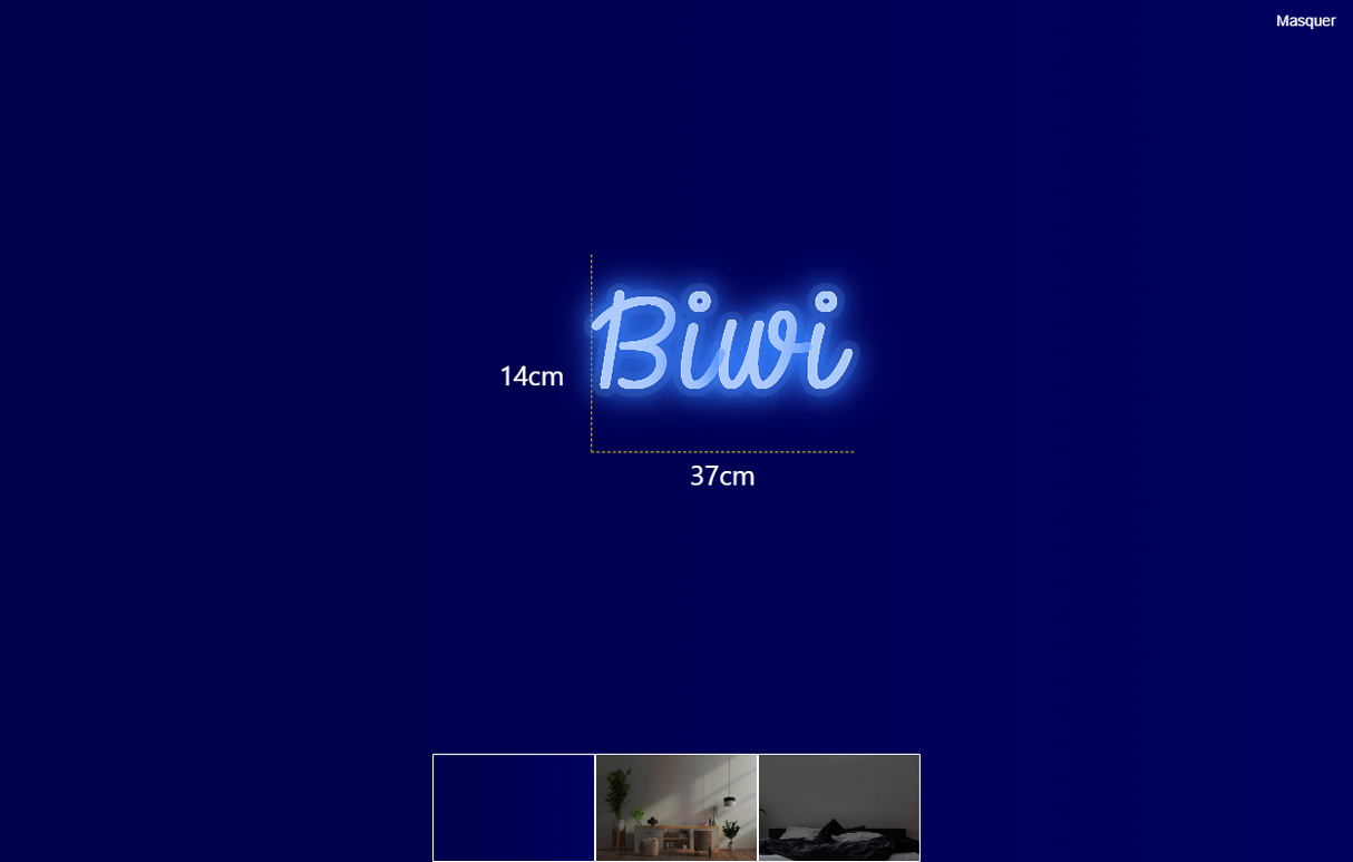 Néon personnalisé (Biwi)
