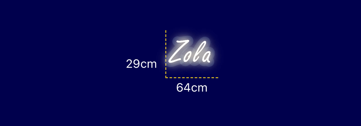 Néon personnalisé (Zola)