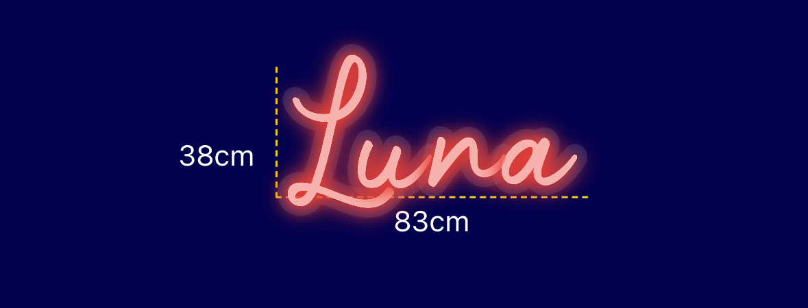 Néon personnalisé (Luna)