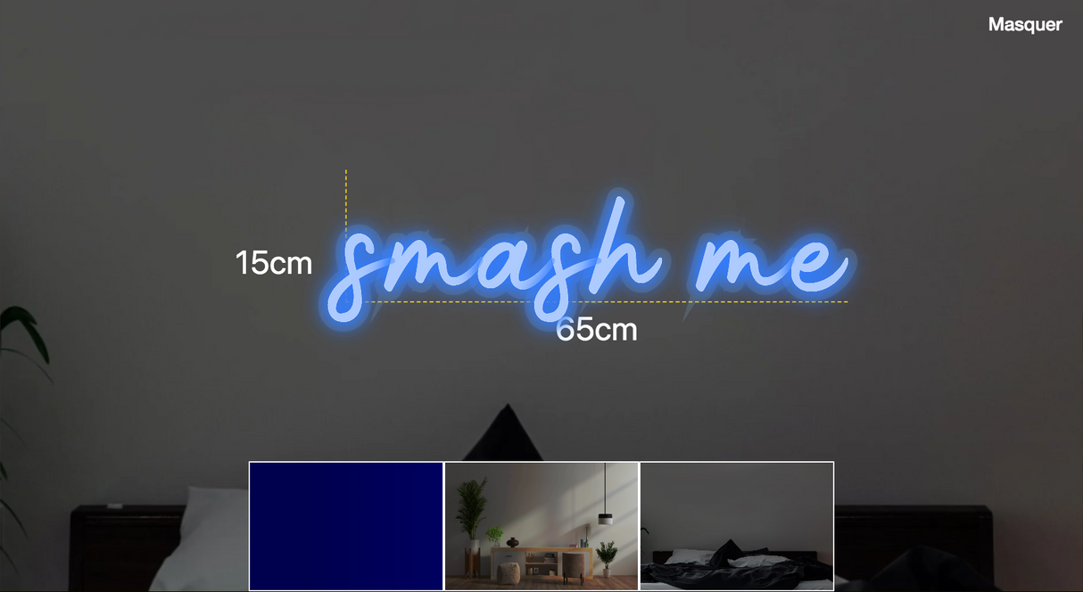 Néon personnalisé (smash me)