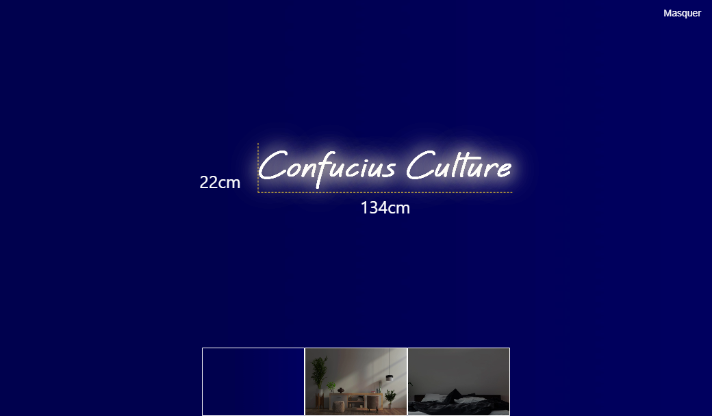 Néon personnalisé (Confucius Culture)