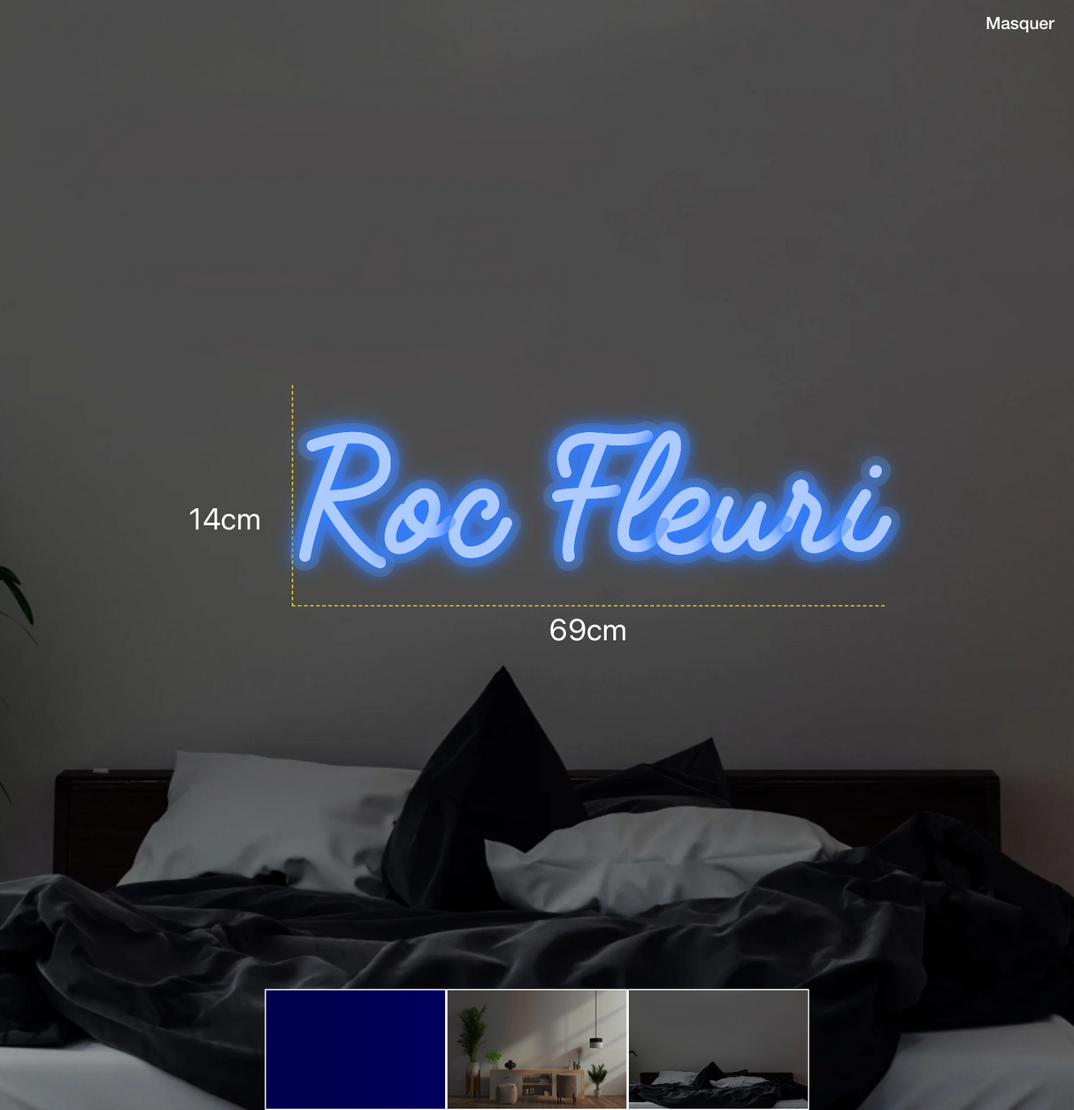 Néon personnalisé (Roc Fleuri)