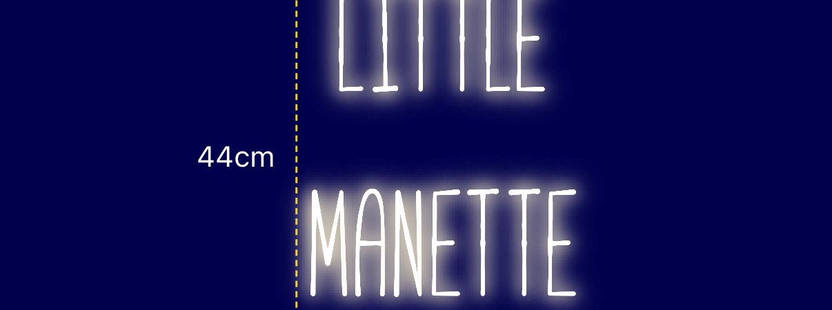 Néon personnalisé (Little
Manette)