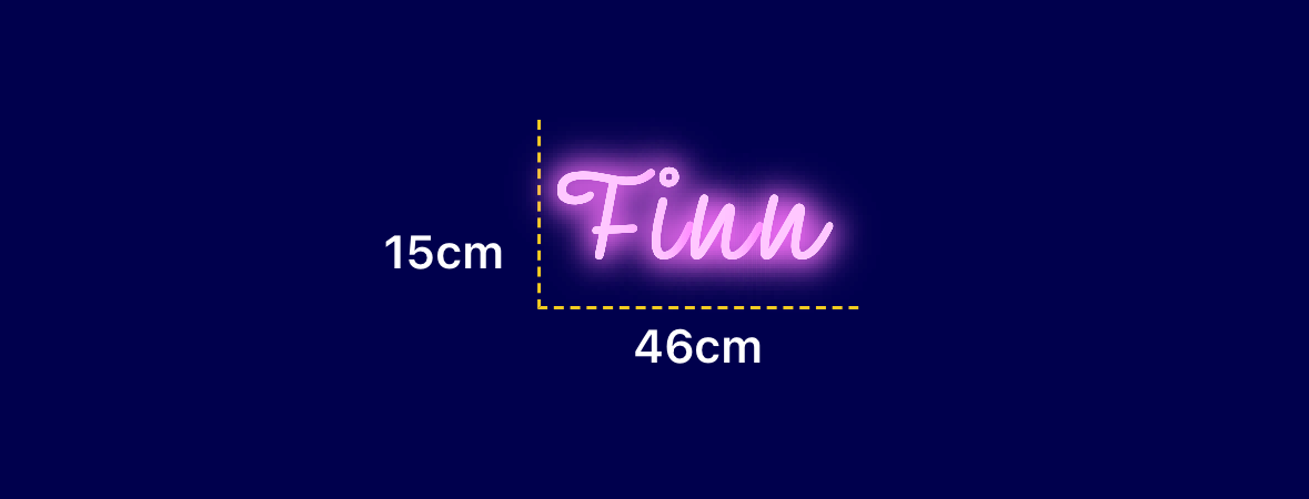 Néon personnalisé (Finn)