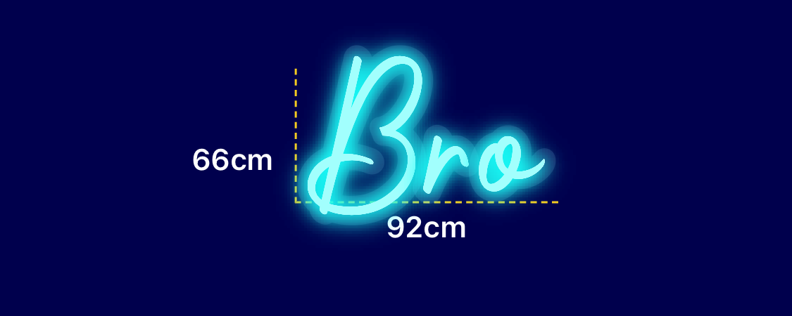 Néon personnalisé (Bro)