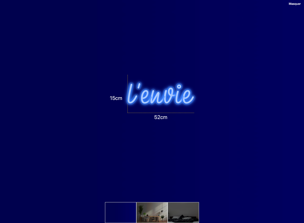 Néon personnalisé (l'envie)