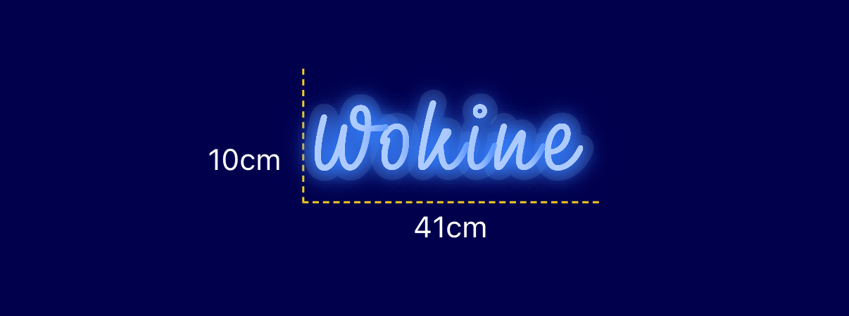 Néon personnalisé (Wokine)