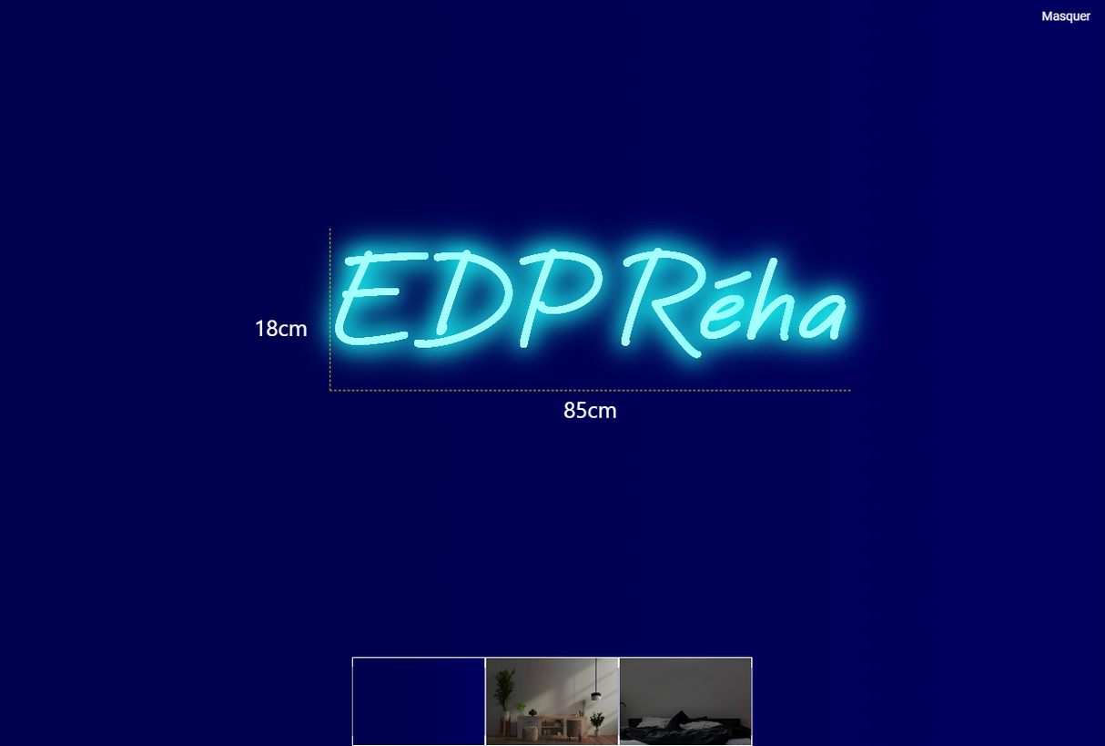 Néon personnalisé (EDP Réha)