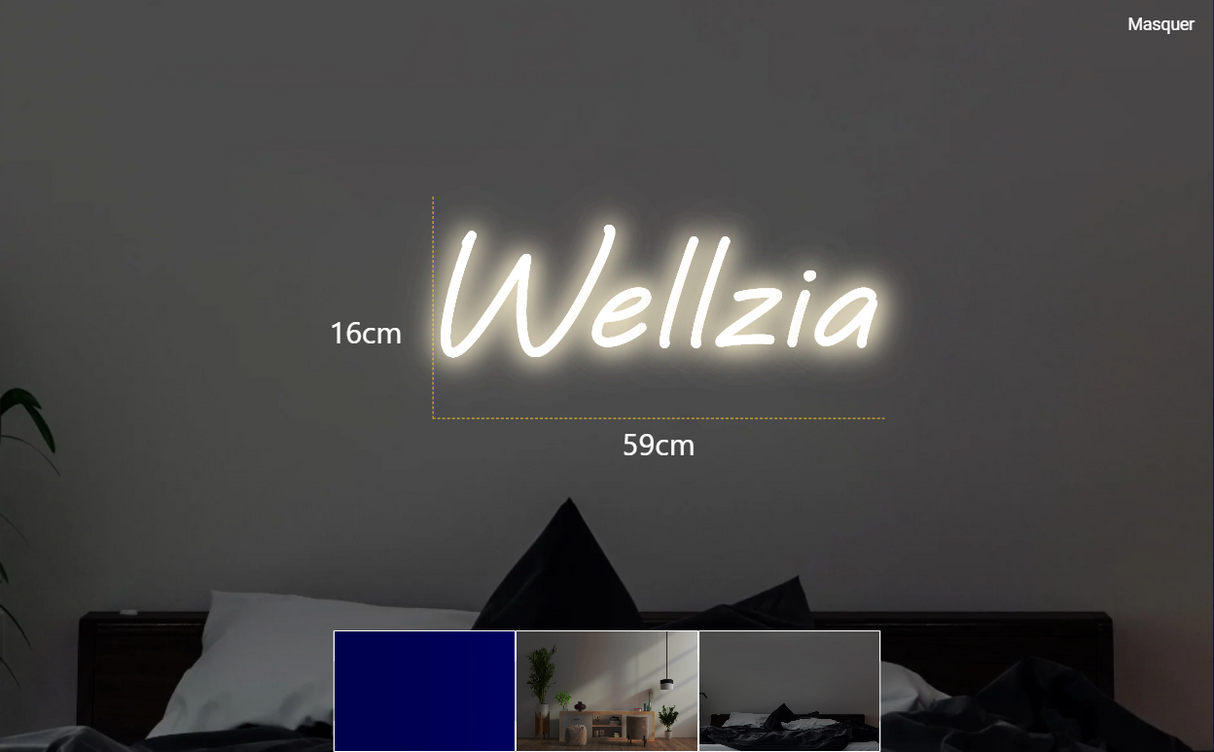 Néon personnalisé (Wellzia)