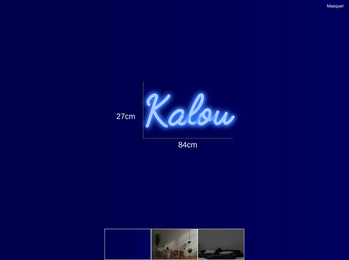 Néon personnalisé (Kalou)