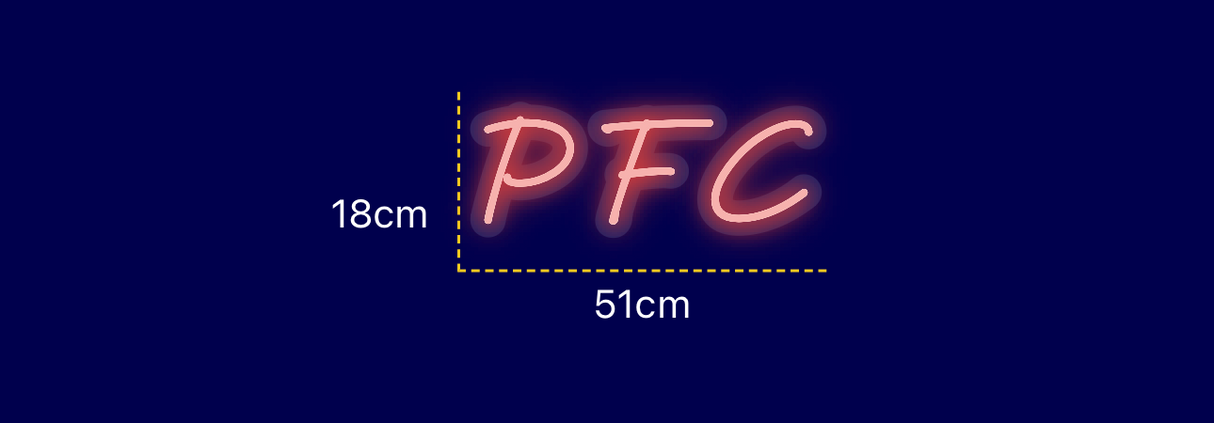 Néon personnalisé (P F C)