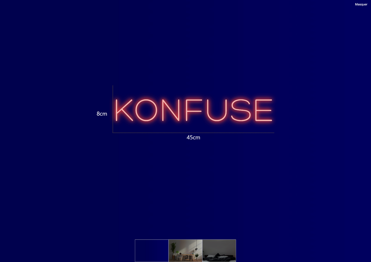 Néon personnalisé (KONFUSE)