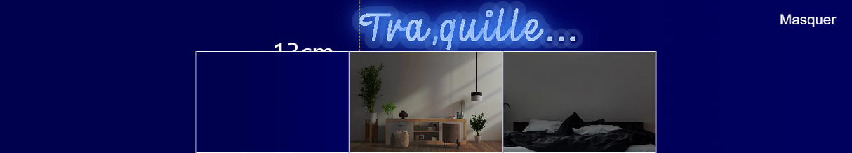 Néon personnalisé (Tra,quille...)