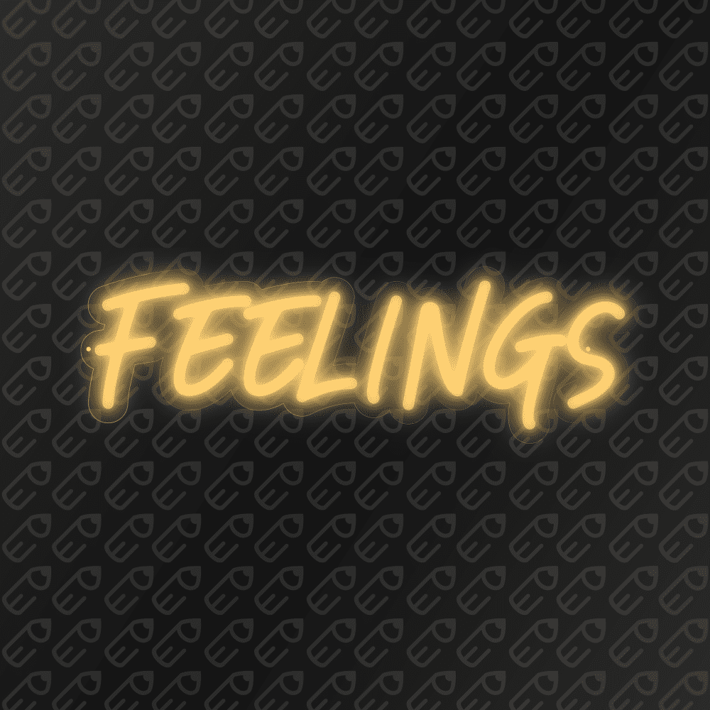Néon LED mural - Feelings