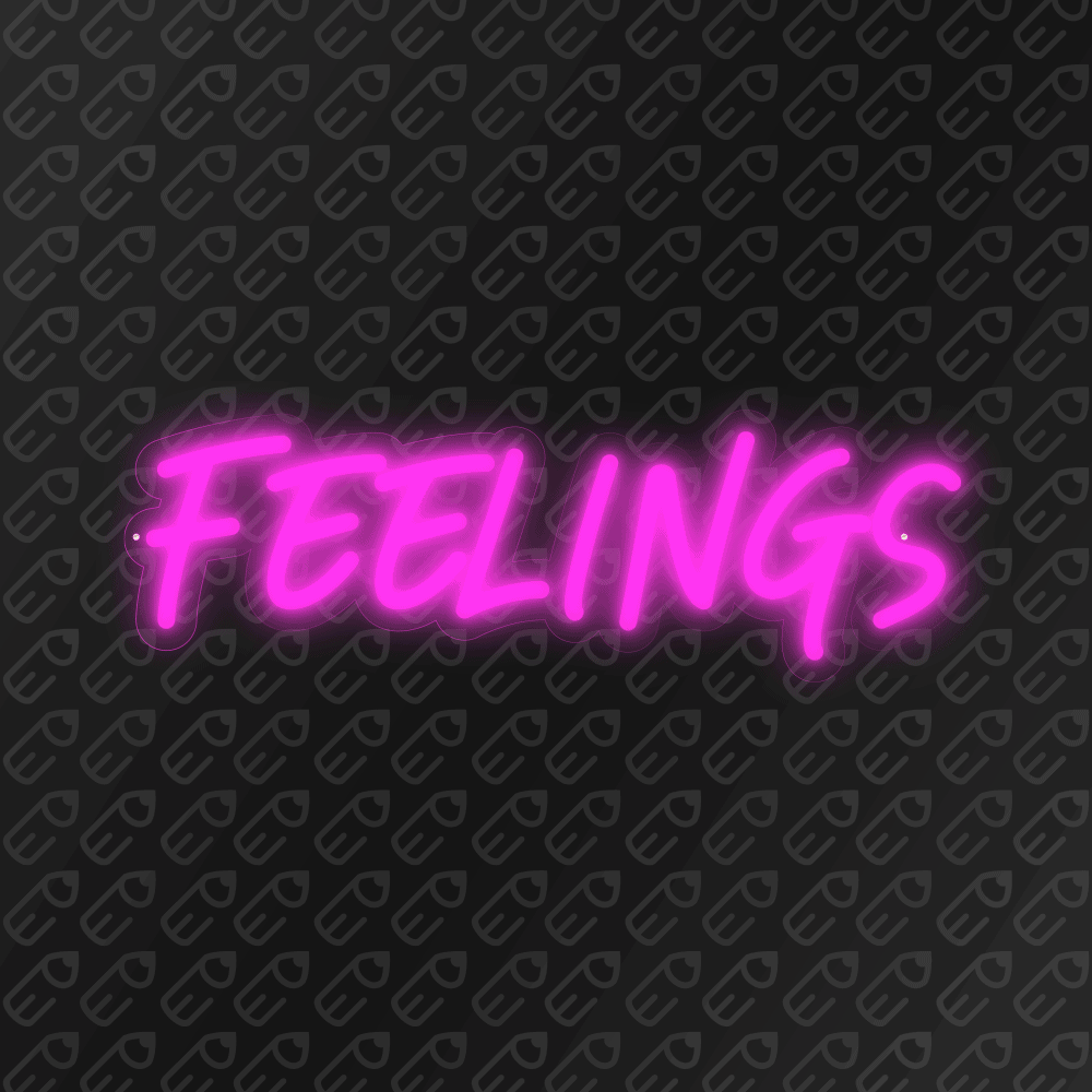 Néon LED mural - Feelings