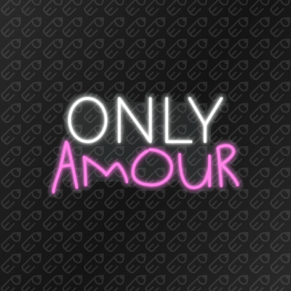 Néon LED mural - Only Amour