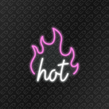 Néon LED mural - Hot